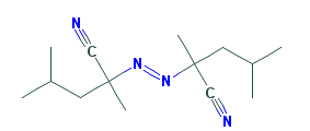 Chemical name: 2,2′-Azobis (2,4 dimethylvaleronitrile) | CAS number: 4419-11-8