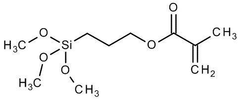 Chemical name: 3-trimethoxysilylpropyl methacrylate CAS number: 2530-85-0